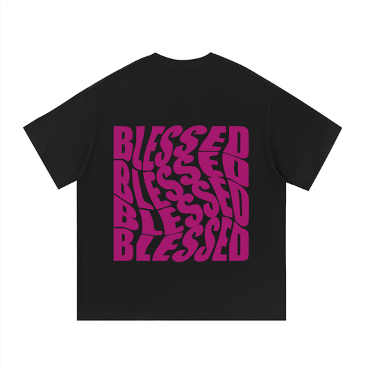 Blessed Essential Cotton T-Shirt (Print on Back)