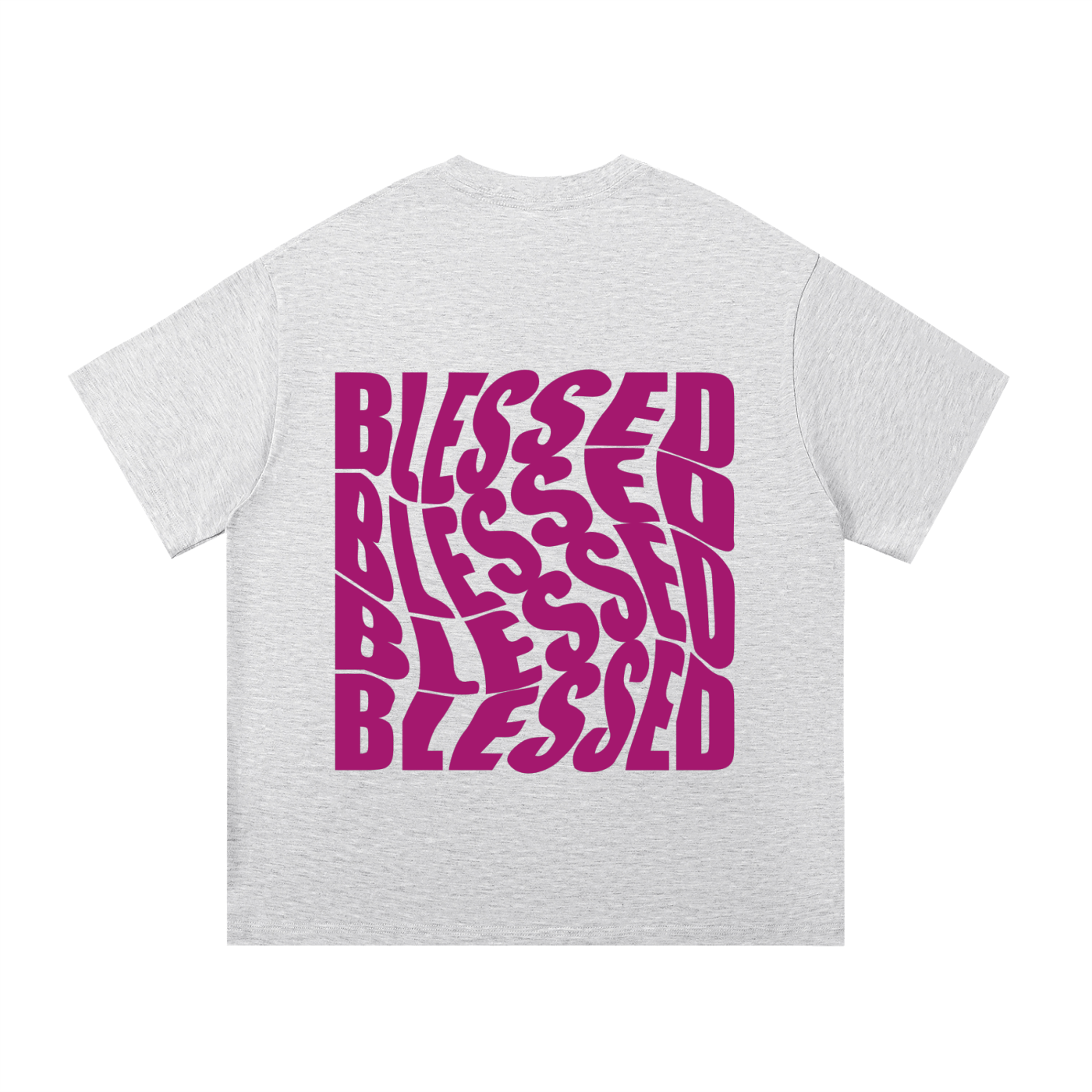 Blessed Essential Cotton T-Shirt (Print on Back)