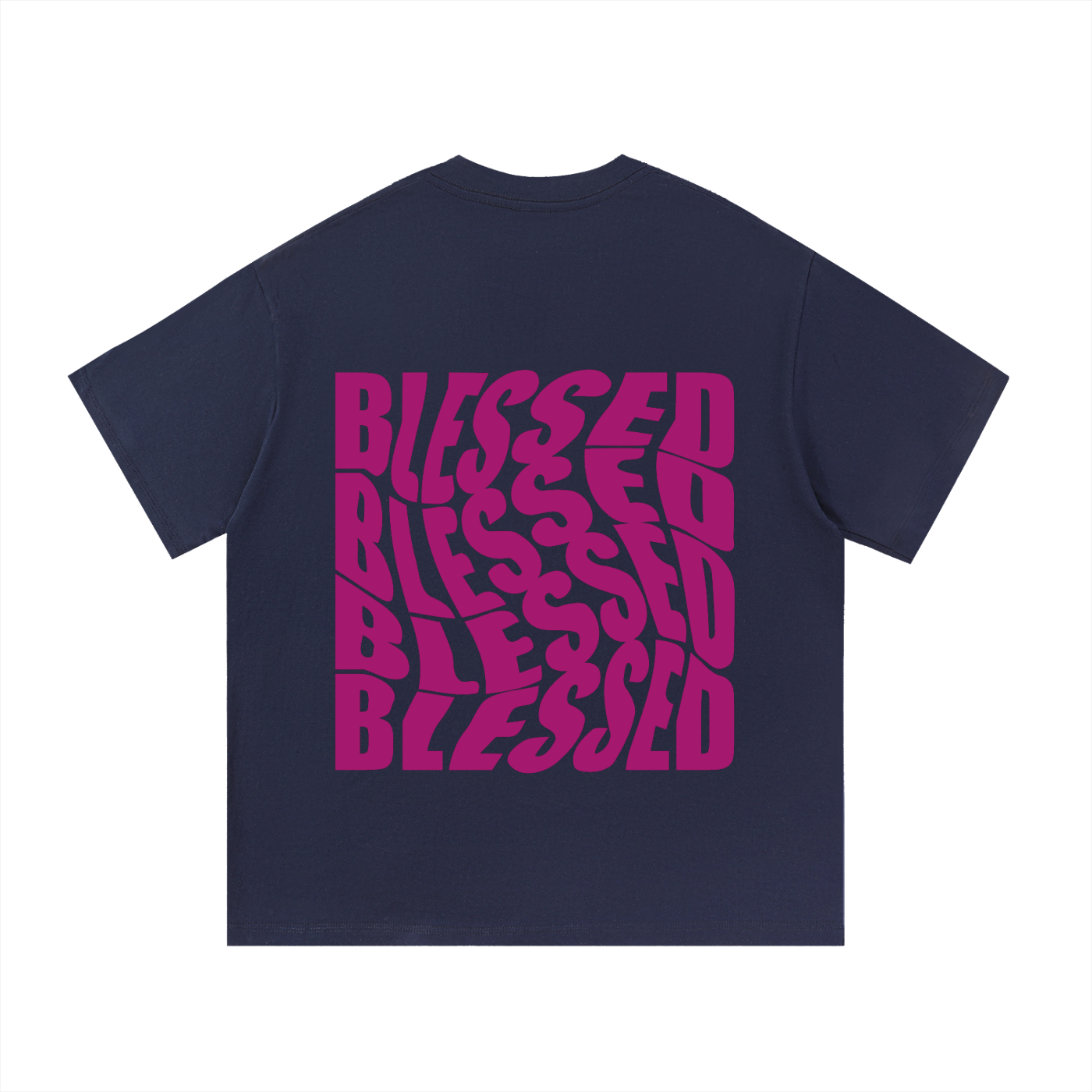 Blessed Essential Cotton T-Shirt (Print on Back)