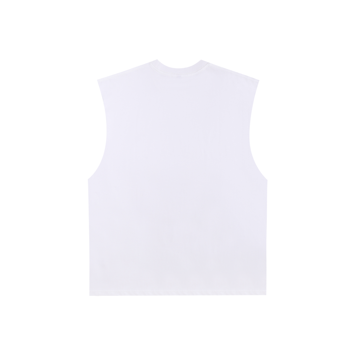 Jesus Raw Edge Cotton Tank Top